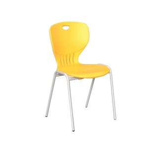 Ученически стол Maxima A, жълт, за деца от I до V клас, 36 х 38 х 38 cm, RFG.