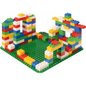 Build&Play Maxi – Комплект големи тухлички 122 части с плочи за строене - Img 2