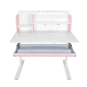 Ergo Light 1003A Бюро с регулируема височина, розово RFG - Img 6
