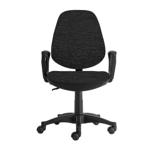 Presto Black Работен стол RFG, сив меланж - Img 2