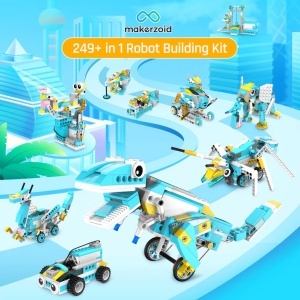 Smart Robot Premium 200-в-1 – STEM Комплект за Програмиране и Конструиране - Img 3