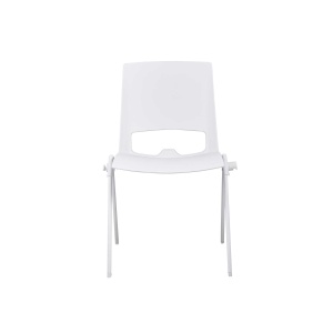 Sweet White Посетителски стол, бял, 4 броя в комплект, RFG - Img 2