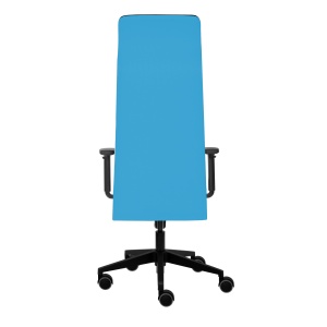Tronhill Ергономичен стол Solium Executive, дамаска и меш, светлосин - Img 4
