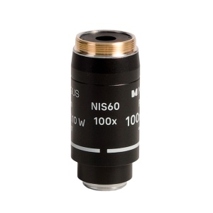 Водноимерсионен планахроматичен обектив 100PL60 W Plan 100х/1,10 ∞/0,17 H 60 mm - Img 2