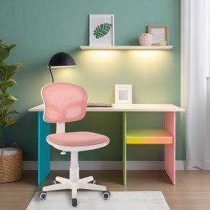 Детски стол Honey White RFG, розов - Img 6