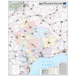 Карта на община Балчик