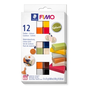 К-т глина Staedtler Fimo Soft, 12цв.х 25g, Natural - Img 1