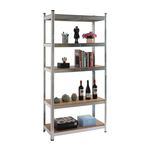 Метален стелаж RFG с 5 рафта, 900 х 400 х 1800 mm, MDF, до 175 kg. - Img 1