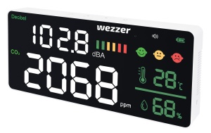 Монитор за качество на въздуха и шум Levenhuk Wezzer Air PRO CN20 - Img 1