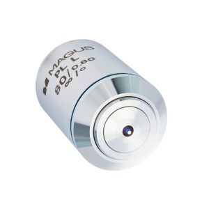 Обектив 80PLL 80х/0,80 Plan L WD 1,25 mm за металургични микроскопи - Img 3