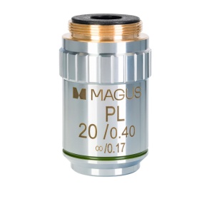 Планахроматичен обектив MP20 20х/0,40 ∞/0,17 Infinity Plan