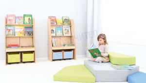 Стойка за книги Flexi - светло синя - Img 4