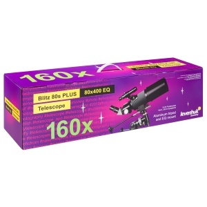 Телескоп Blitz 80s PLUS — рефракторен ахромат с екваториална монтировка - Img 12