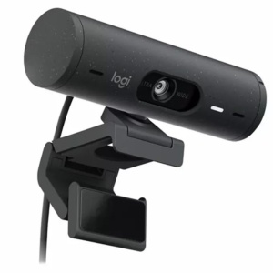 Уеб камера Logitech Brio 505 Graphite (960-001459), микрофон, FHD@30fps, HDR, noise reduction, Auto Focus, USB-C, черна - Img 3