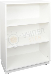 Шкаф с 2 рафта, бял Quadro - L