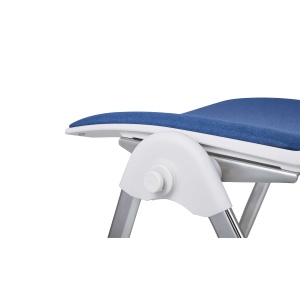 Sweet Chrome White, син, 2 броя в комплект, RFG Посетителски стол - Img 4