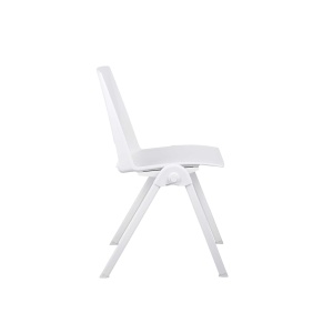 Sweet White Посетителски стол, бял, 4 броя в комплект, RFG - Img 3