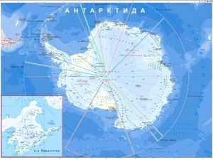 Карта на Антарктида