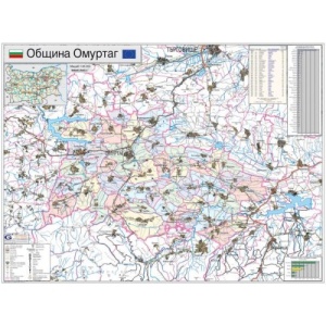 Карта на община Омуртаг