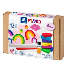 Комплект глина Staedtler Fimo Soft Basic 802310 - Img 1