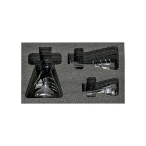 Комплект 3 ерленмайерови колби с пяна – 100/250/500 ml