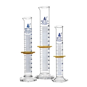 Комплект 3 мерителни цилиндъра клас А с пяна – 50/100/250 ml - Img 3