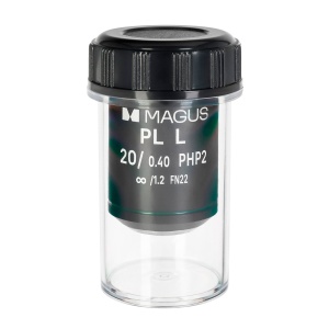 Обектив 20HP 20х/0,40 Plan L phase PHP2 ∞/1,2 WD 8,0 mm - Img 2