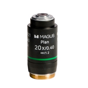 Обектив 20PL60V Plan 20х/0,40 ∞/1,2 H 60 mm