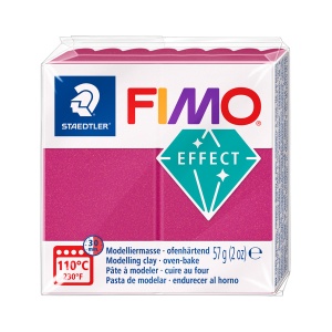 Пол. глина Staedtler Fimo Effect,57g, мет.бордо 21 - Img 1