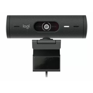 Уеб камера Logitech Brio 505 Graphite (960-001459), микрофон, FHD@30fps, HDR, noise reduction, Auto Focus, USB-C, черна - Img 4