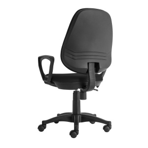 Presto Black екокожа черен работен стол RFG - Img 5