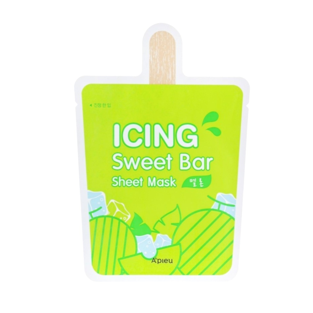 A´PIEU, Icing Sweet Bar Sheet Mask (Melon), mască de față, 21 g