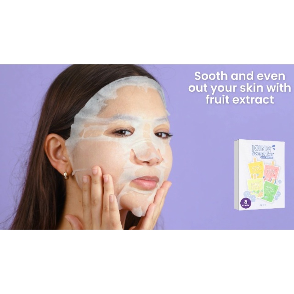 A´PIEU, Icing Sweet Bar Sheet Mask (Melon), mască de față, 21 g