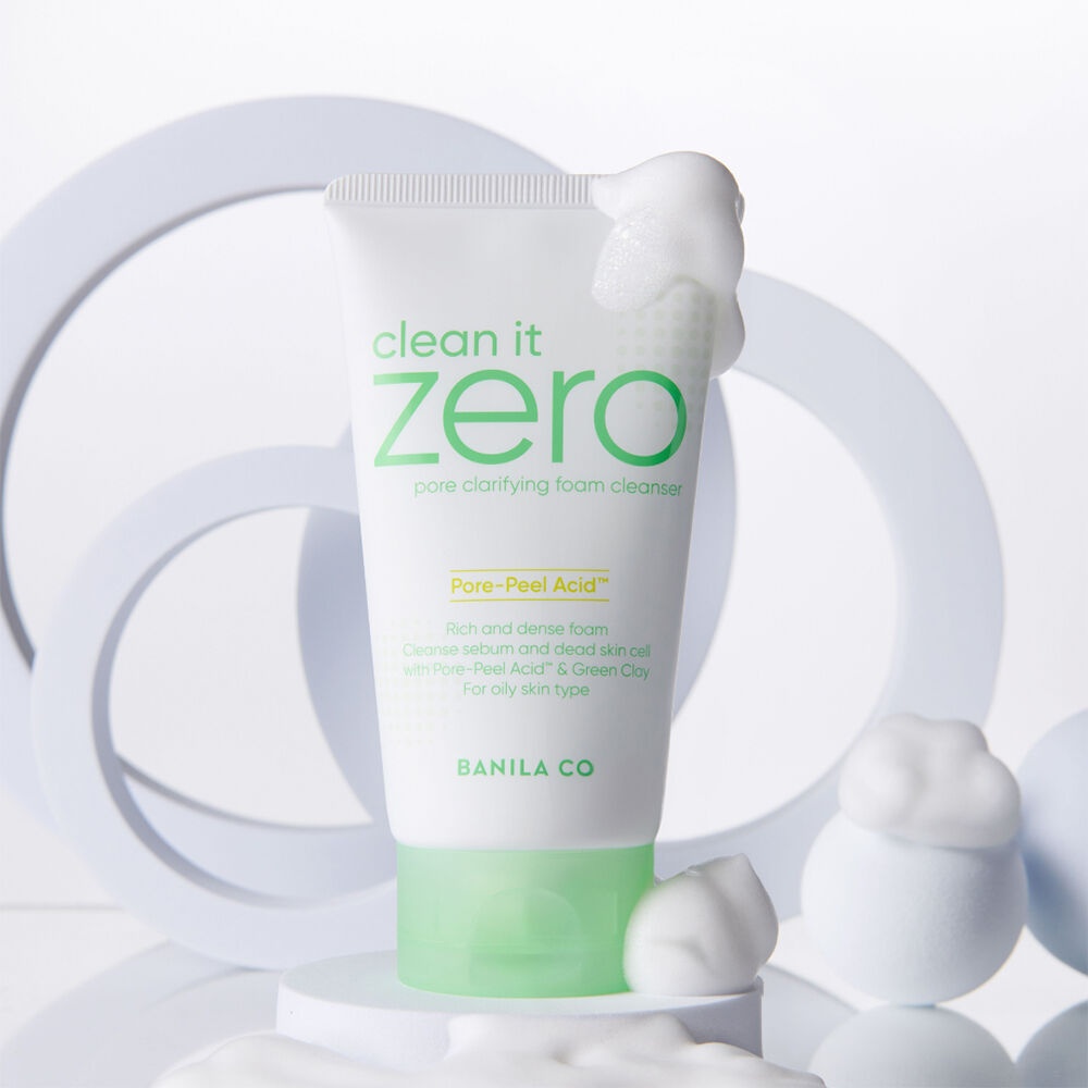BANILA CO, Clean it Zero Pore Clarifying Foam Cleanser, spumă de curățare pentru pori, 150 ml - 2 | YEO