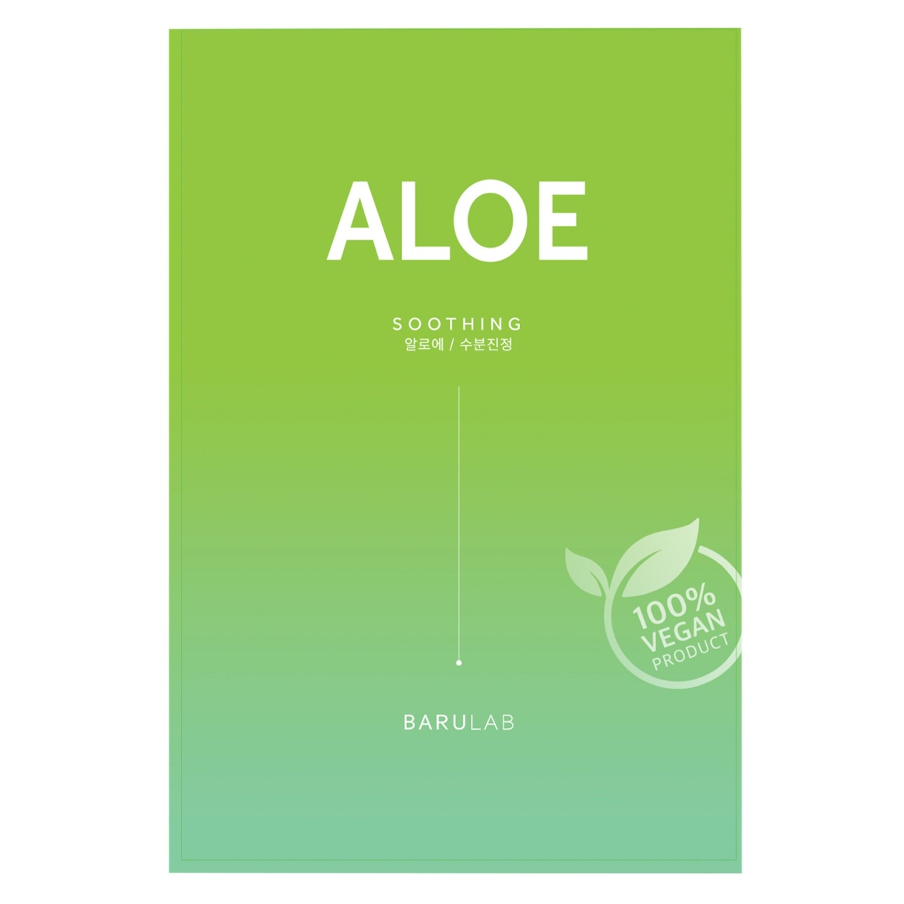 Barulab, The Clean Vegan Mask - Aloe, mască vegană, 23 g