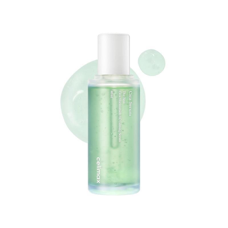 Celimax, The Real Cica Niacinamide AC Calming Serum - Soothing Face Serum with Niacinamide , ser facial calmant cu niacinamidă , 40 ml