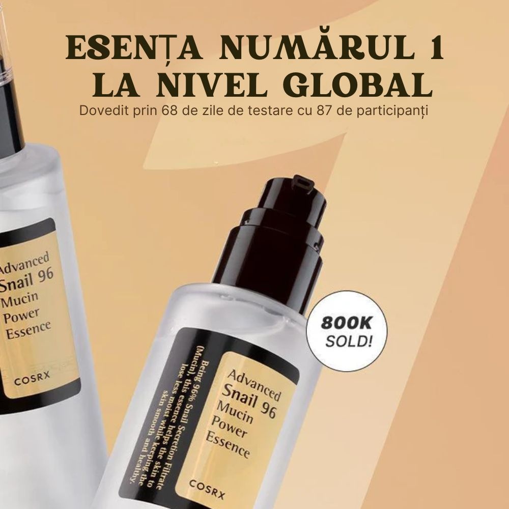 COSRX, Advanced Snail 96 Mucin Power Essence, loțiune tonică cu extract de melc , 110 g