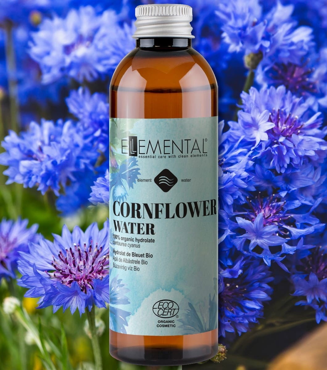 Ellemental, Apă de Albăstrele Bio, 100 ml - 1 | YEO