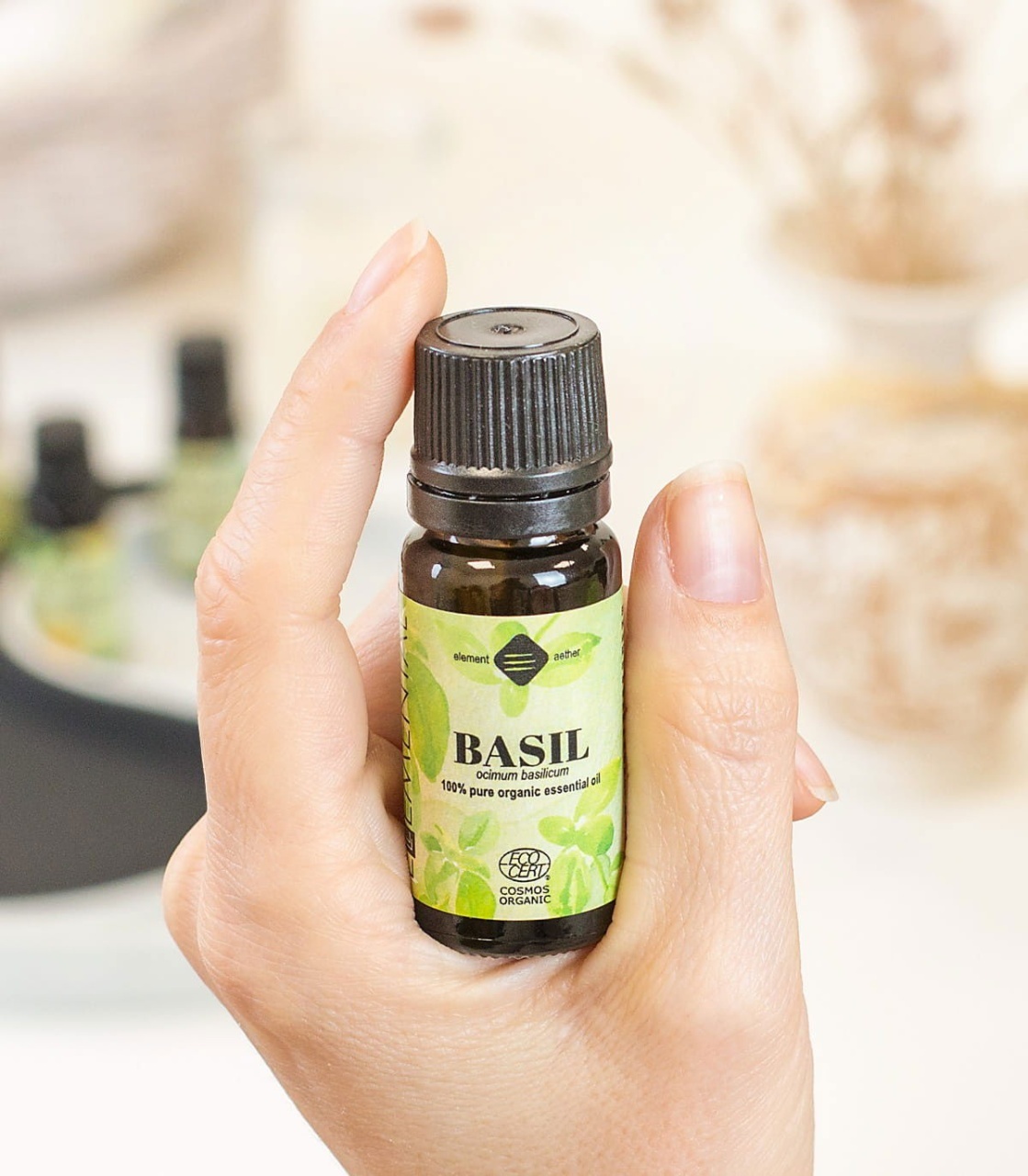 Ellemental, Ulei esențial de Busuioc tropical Bio, 10 ml - 2 | YEO