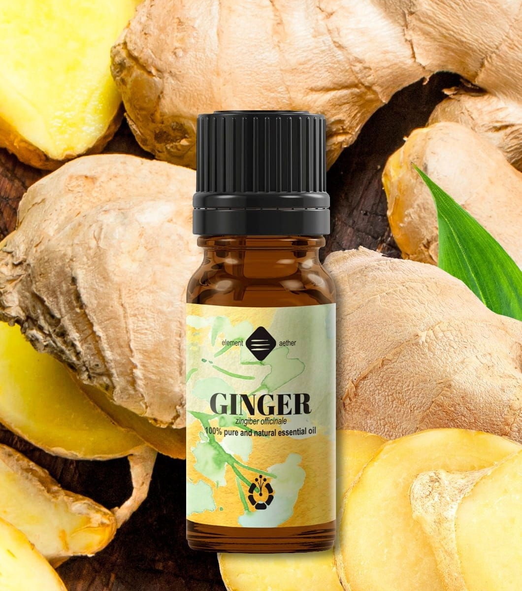 Ellemental, Ulei esențial de Ghimbir, 10 ml - 1 | YEO