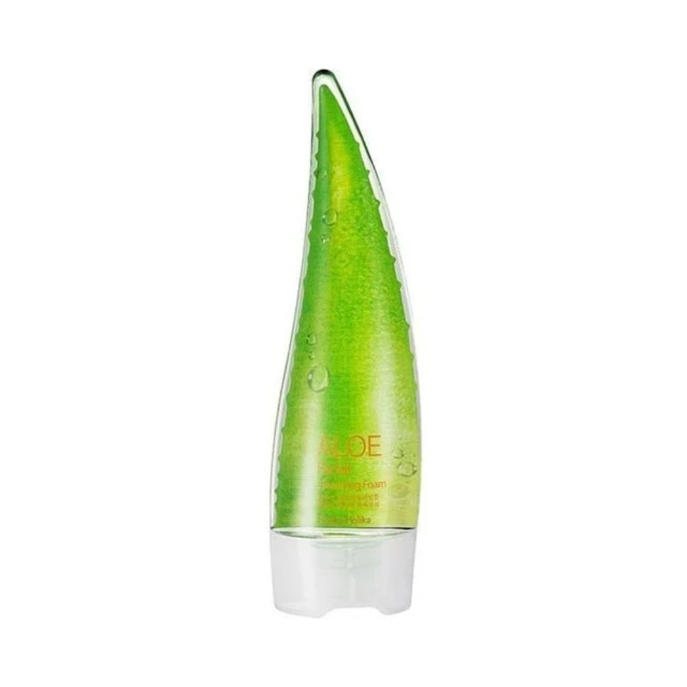 HOLIKA HOLIKA, Aloe Facial Cleansing Foam 150ml, spumă de curățare cu aloe vera, 150 ml