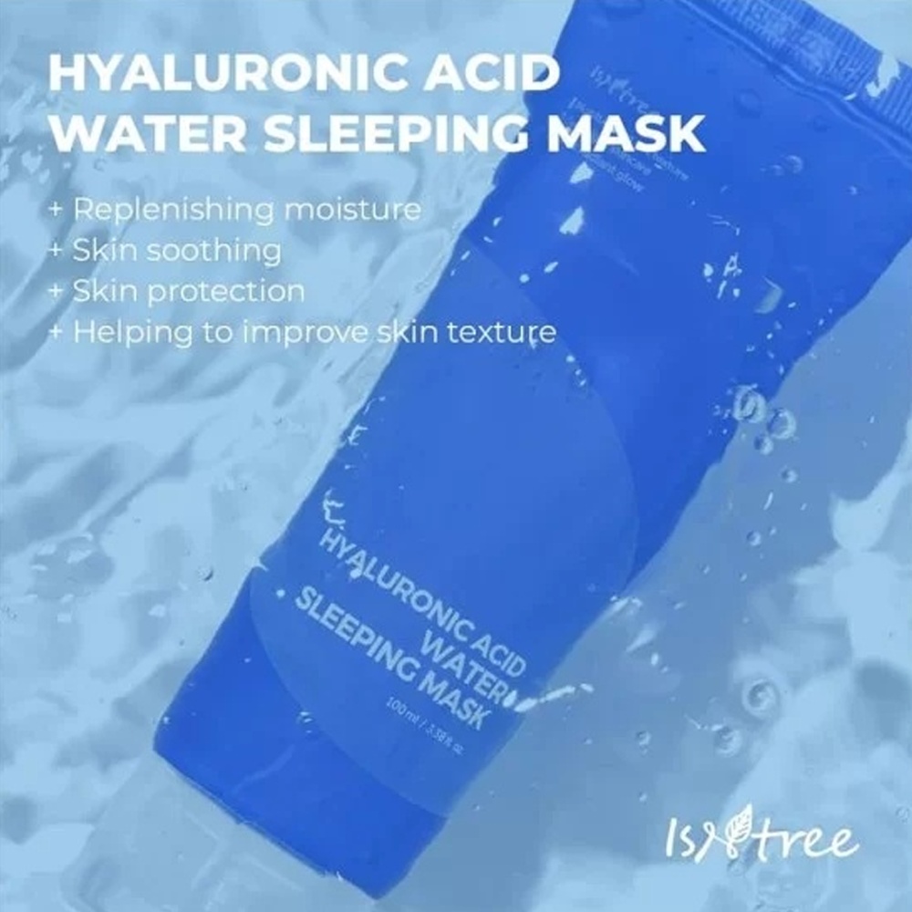 ISNTREE, Hyaluronic Acid Water Sleeping Mask, mască cu acid hialuronic, 100 ml