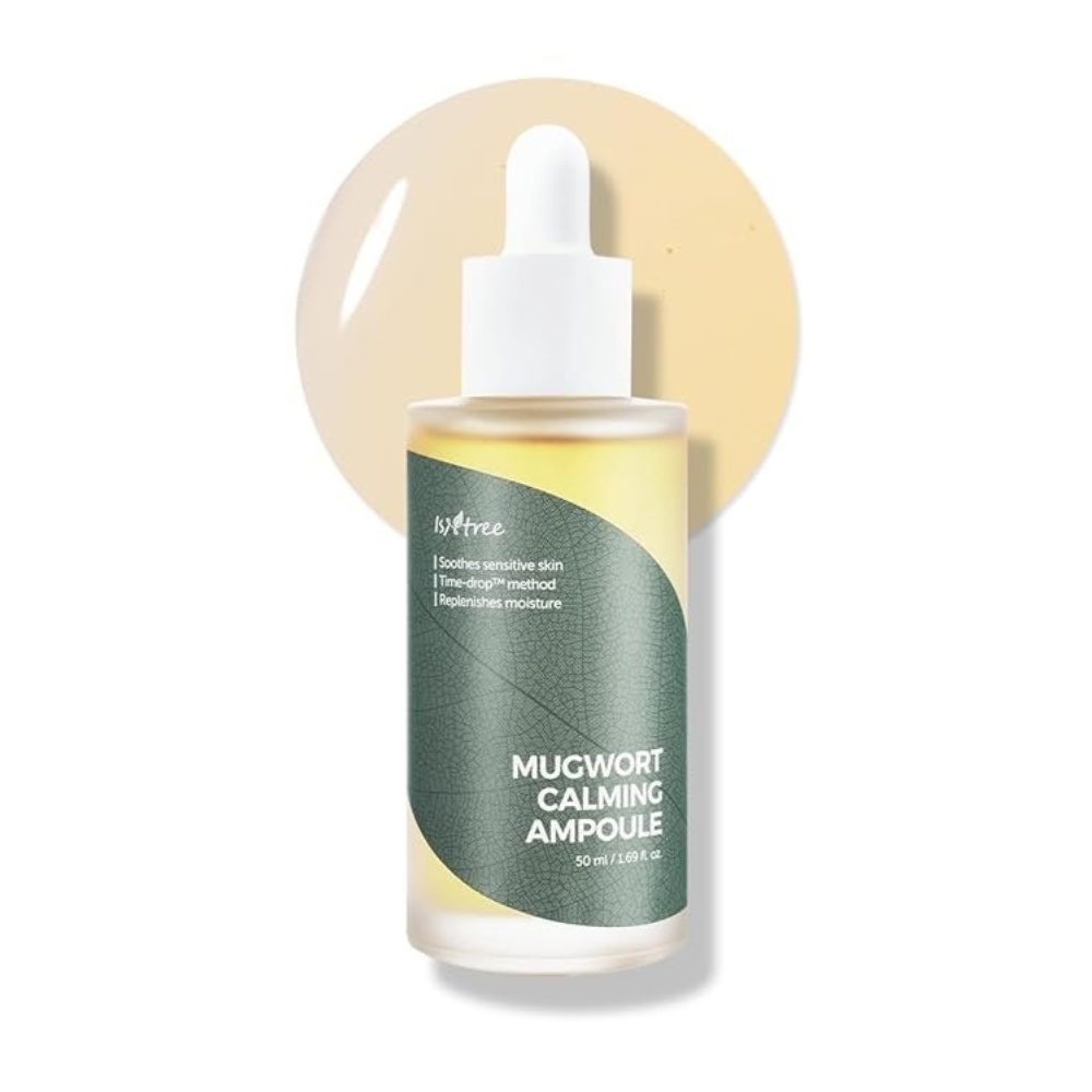 ISNTREE, Mugwort Calming Ampoule, ser calmant , 50 ml
