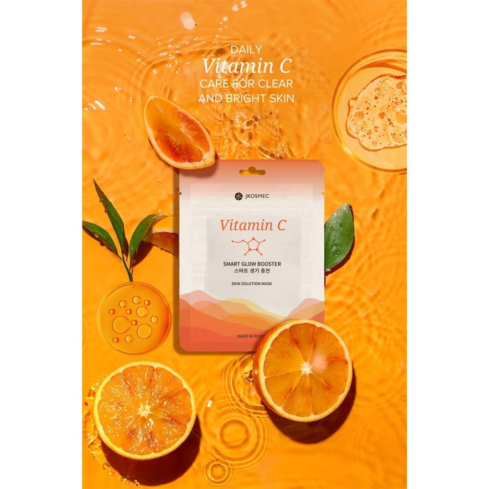 Jkosmec, Skin Solution Vitamin C Mask, mască cu vitamina C, 25 ml