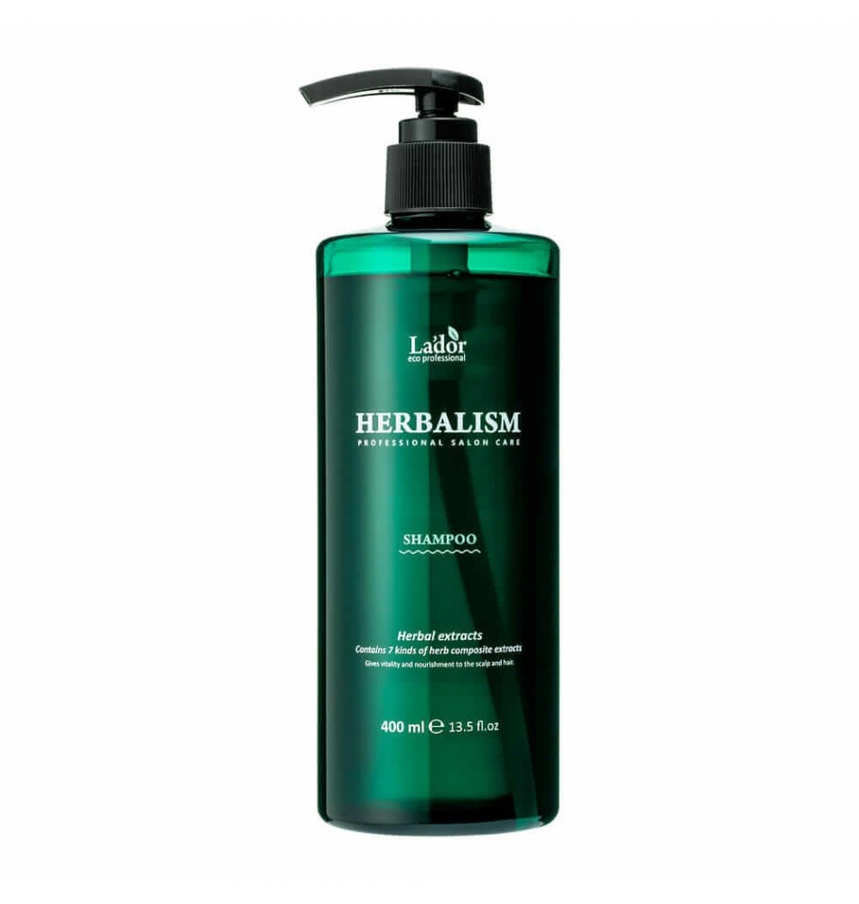 LA´DOR, Herbalism Shampoo, șampon pentru păr uscat, 400 ml