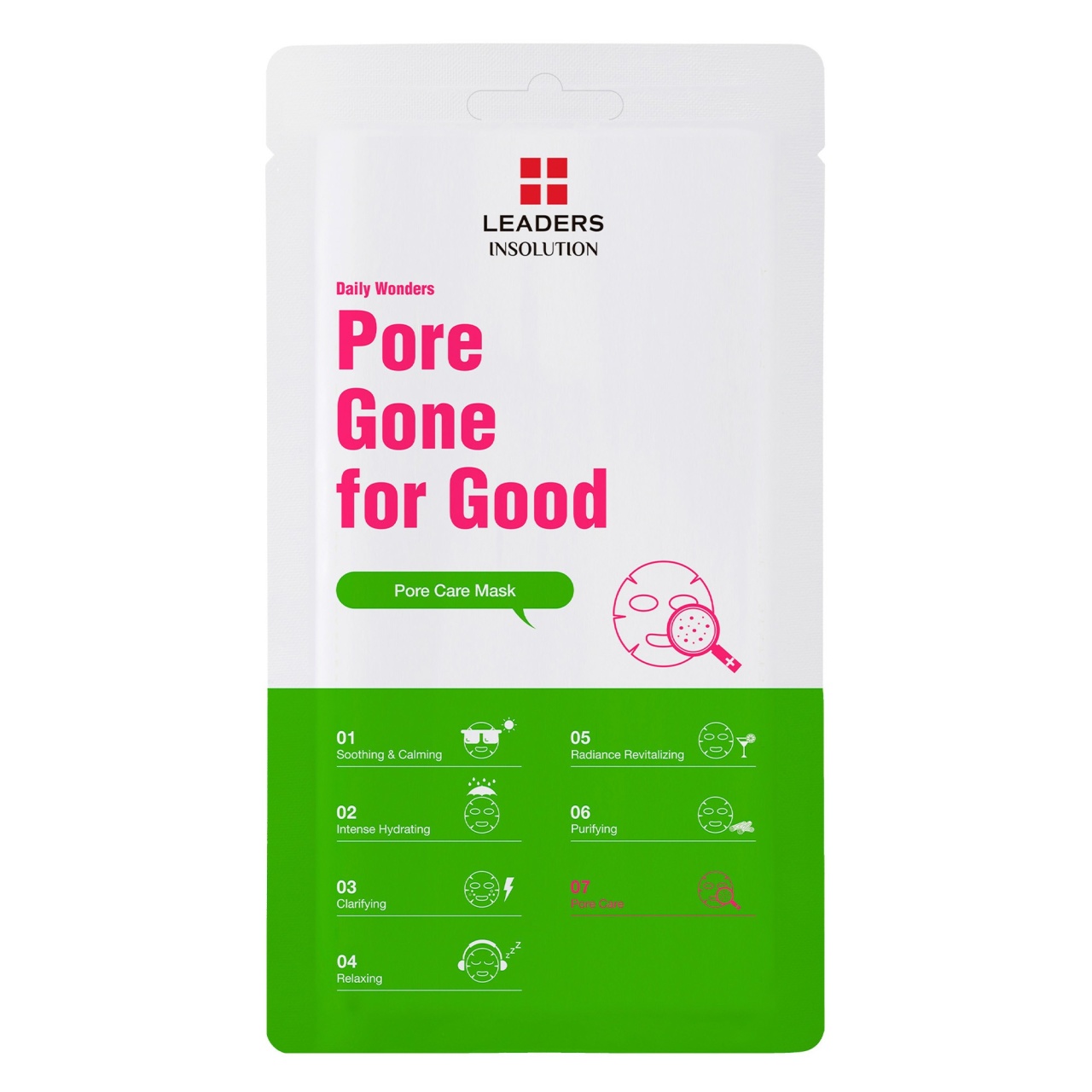 Leaders, Pore Care Mask, mască pentru îngrijirea porilor, 25 ml