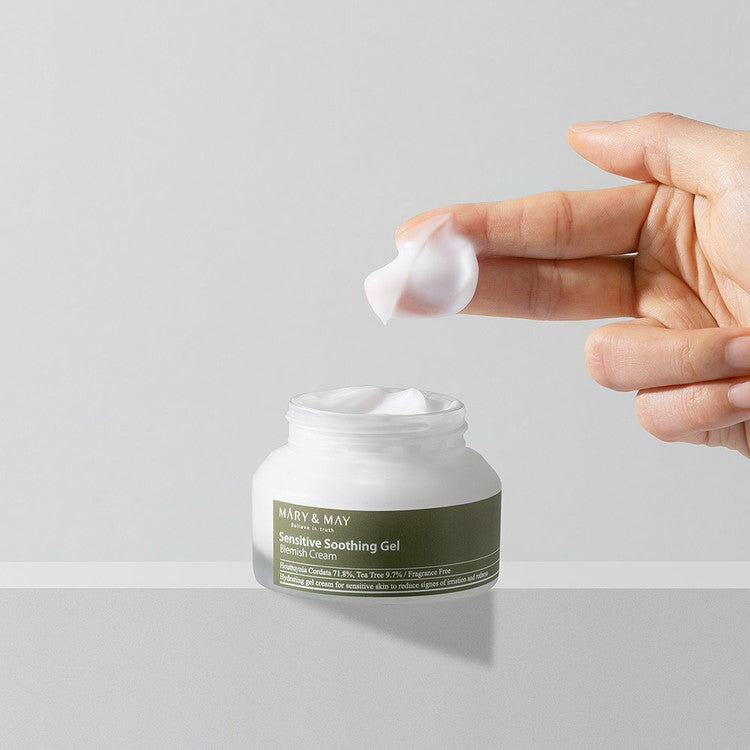 Mary&May, Sensitive Soothing Gel Blemish Cream, crema gel cu efect de calmare, 70 g - 1 | YEO