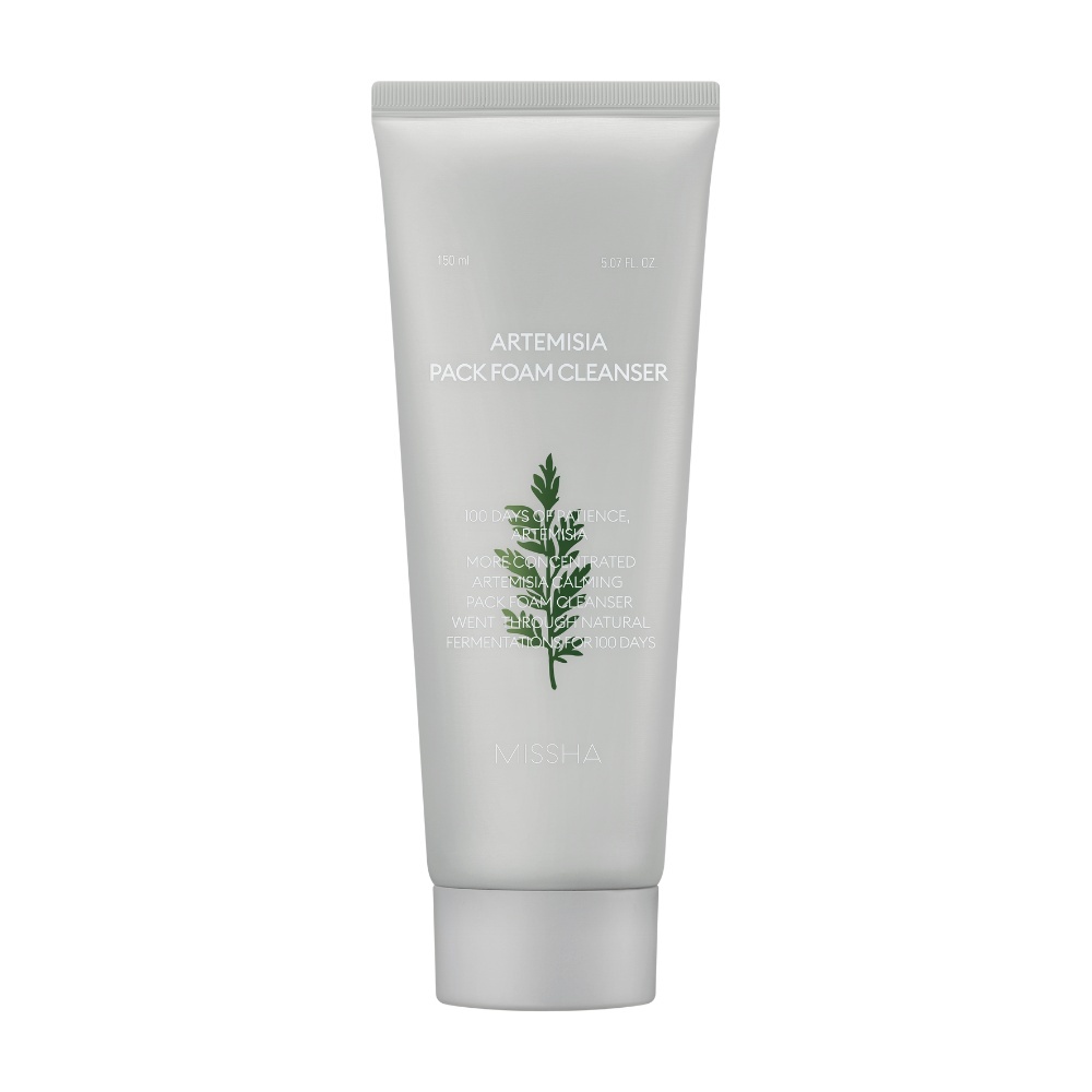 MISSHA, Artemisia Pack Foam Cleanser, cleanser tip spumă cu pelin, 150 ml