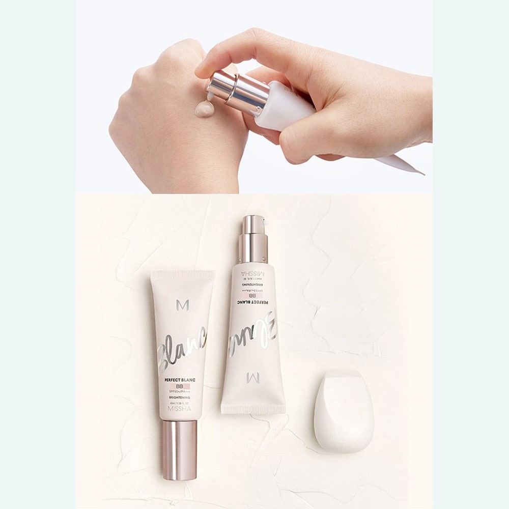 MISSHA, M Perfect Blanc BB SPF50+/PA+++ Tone up -No.19 Rosy, cremă BB cu efect de iluminare și protecție solară , 40 ml - 2 | YEO