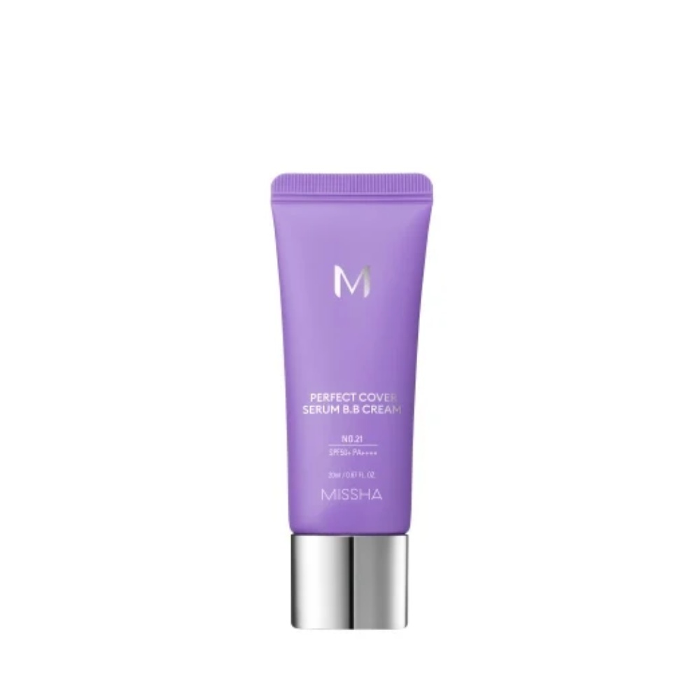 MISSHA, Perfect Cover Serum BB Cream, #21 Light Beige, bb cream, 20 ml